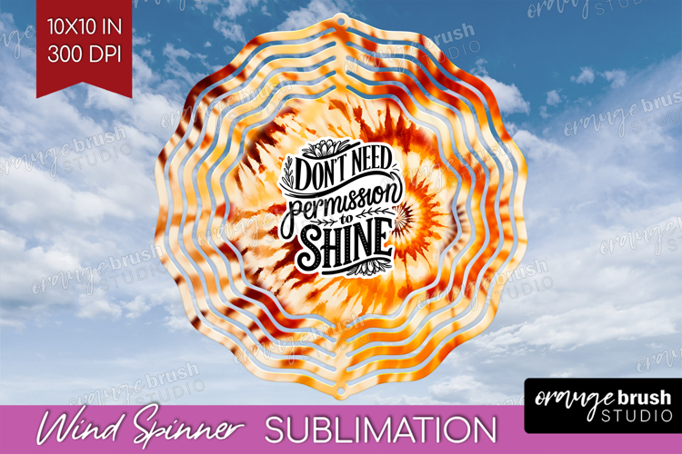 Inspirational Quote Wind Spinner Sublimation PNG - Autumn