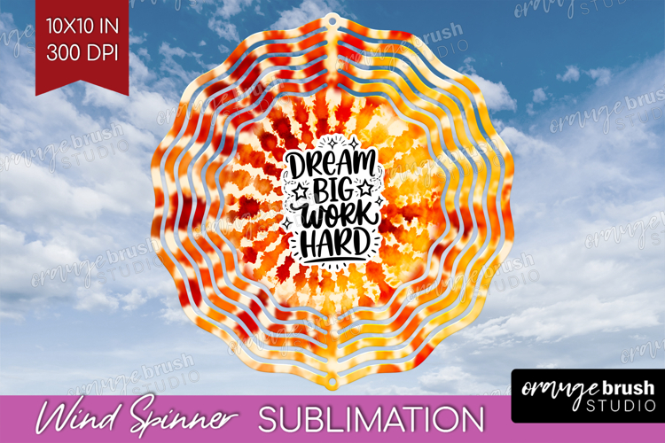 Inspirational Quote Wind Spinner Sublimation PNG - Autumn