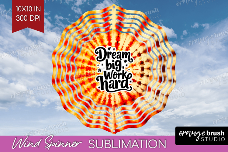 Inspirational Quote Wind Spinner Sublimation PNG - Autumn