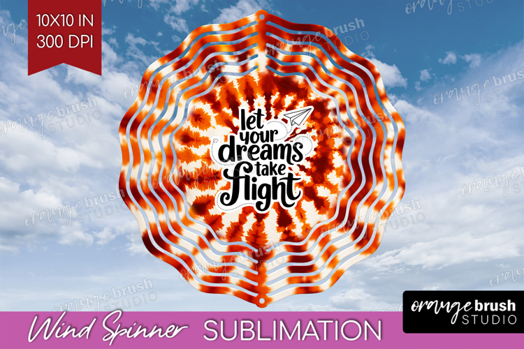 Inspirational Quote Wind Spinner Sublimation PNG - Autumn