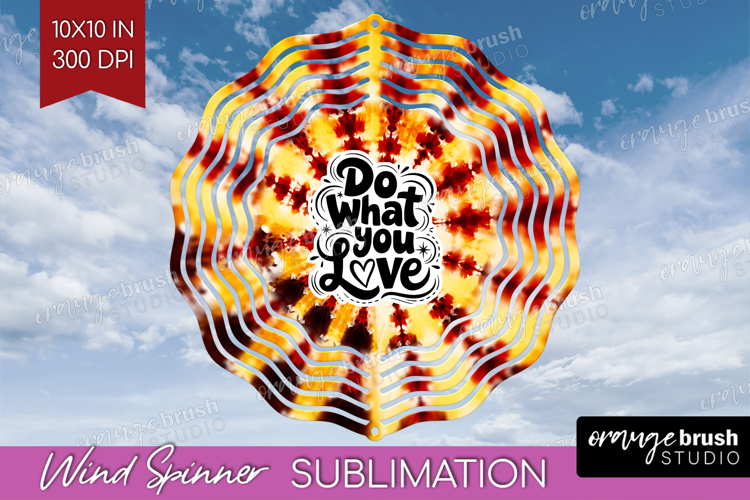 Inspirational Quote Wind Spinner Sublimation PNG - Autumn