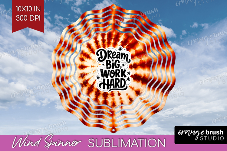 Inspirational Quote Wind Spinner Sublimation PNG - Autumn