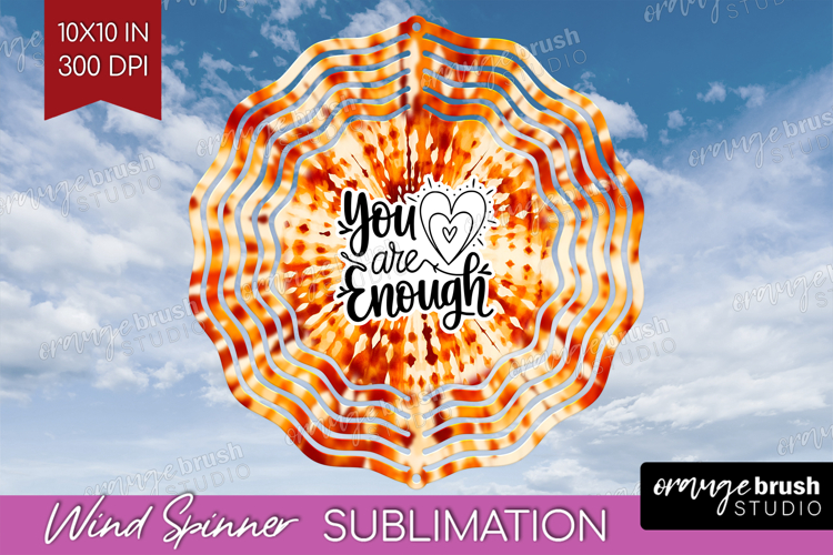 Inspirational Quote Wind Spinner Sublimation PNG - Autumn