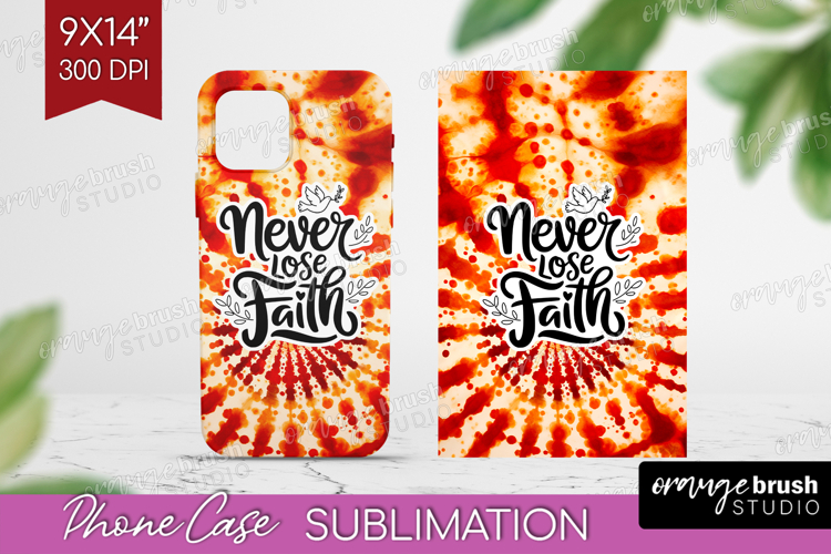 Inspirational Quote Phone Case PNG - Autumn Tie Dye Case PNG