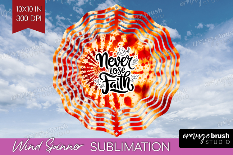 Inspirational Quote Wind Spinner Sublimation PNG - Autumn
