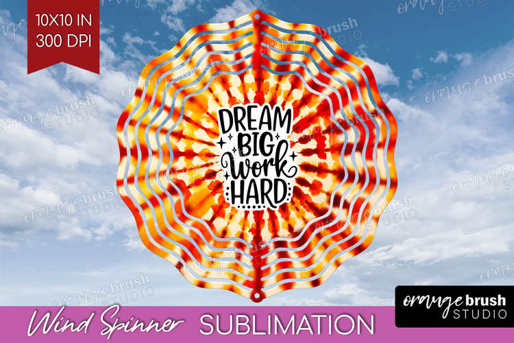 Inspirational Quote Wind Spinner Sublimation PNG - Autumn