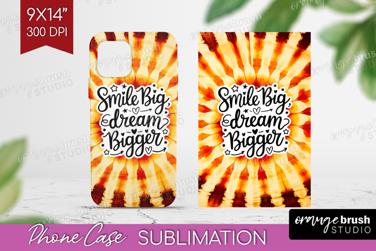Inspirational Quote Phone Case PNG - Autumn Tie Dye Case PNG