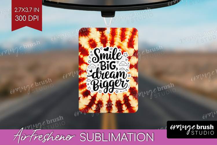 Inspirational Quote Air Freshener PNG - Autumn Tie Dye PNG