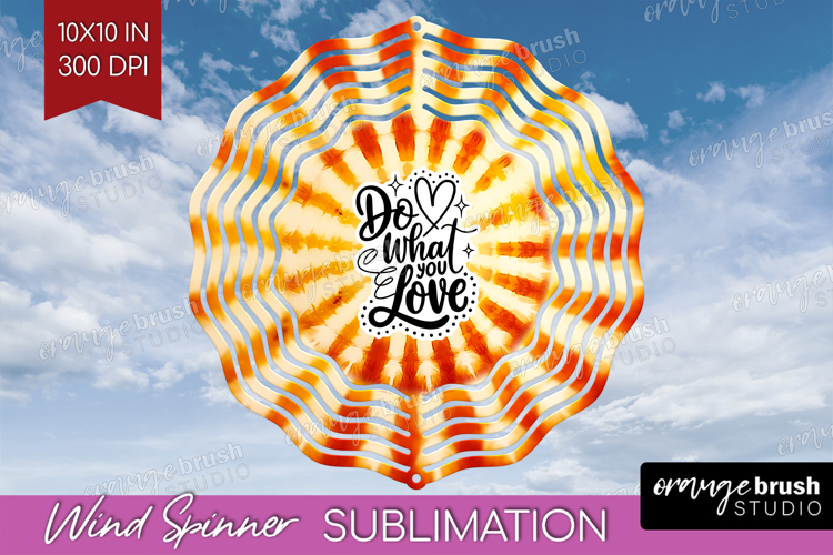Inspirational Quote Wind Spinner Sublimation PNG - Autumn