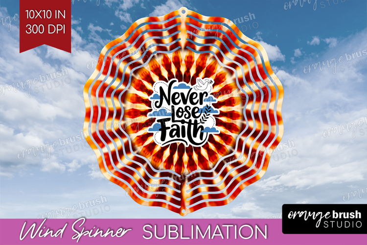 Inspirational Quote Wind Spinner Sublimation PNG - Autumn