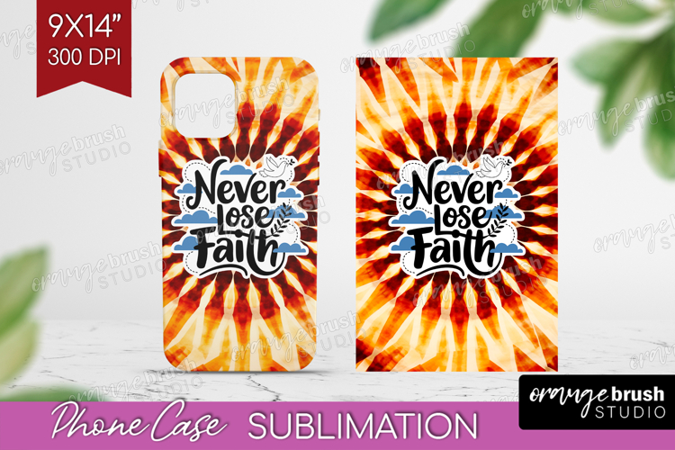 Inspirational Quote Phone Case PNG - Autumn Tie Dye Case PNG