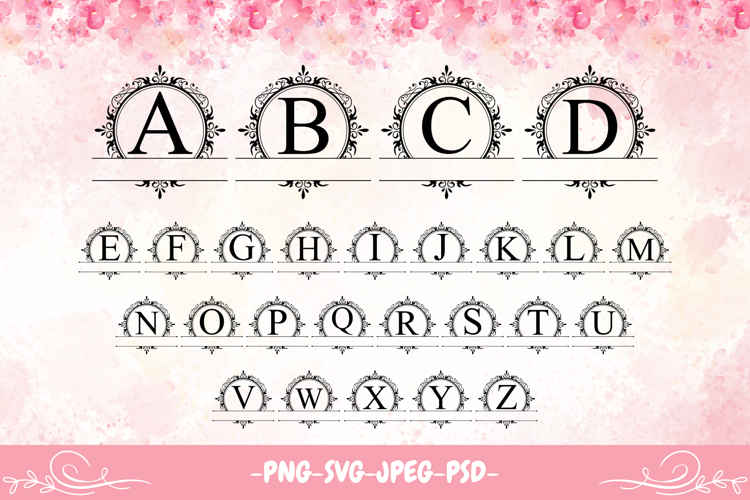 Split Letter Svg Image 20