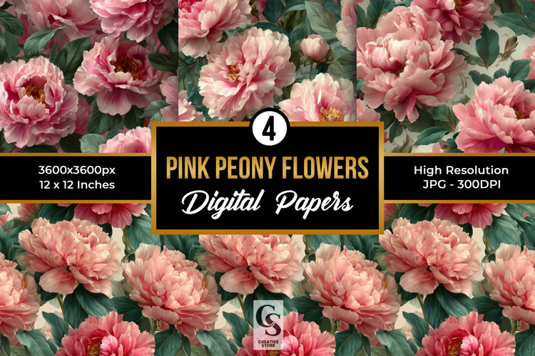 Peony Clipart Image 3