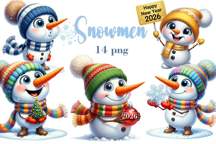 Snowman PNG Image 7