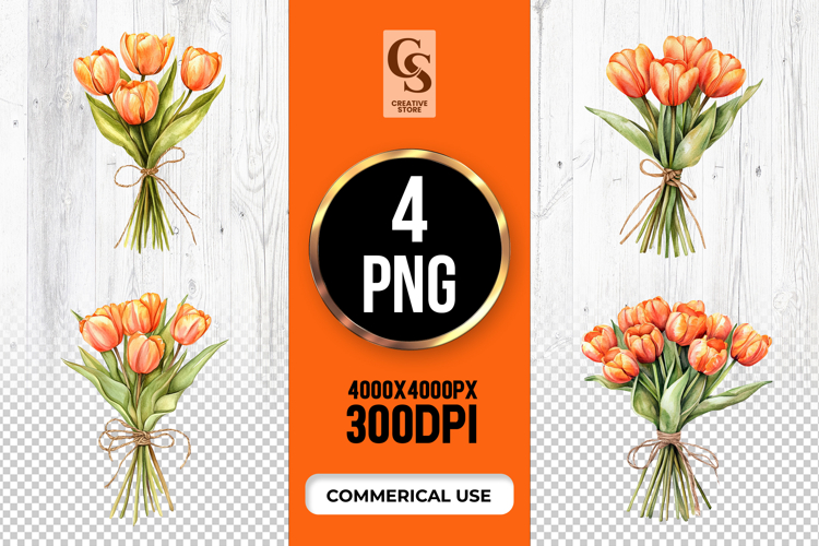 Tulips Clipart Image 5