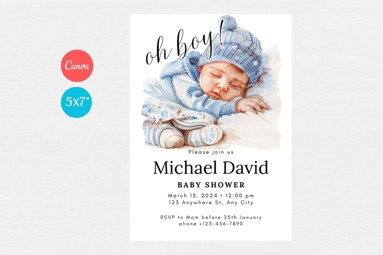 Baby Shower Invitation Template 169