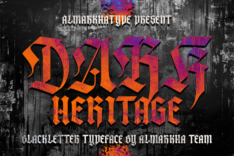 Dark Heritage - Modern Blackletter Style