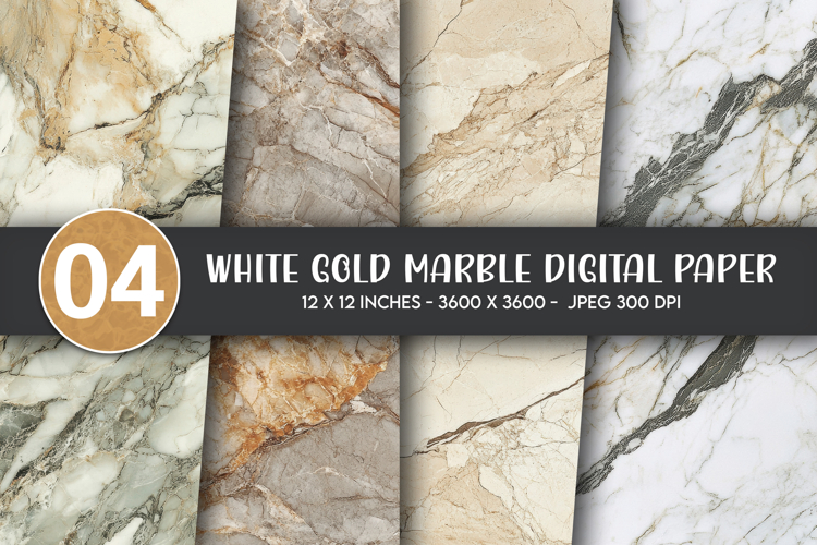 White Marble Background Image 9