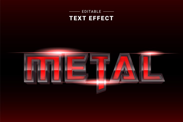 Editable Text Effect for Illustrator. Vector Graphic styles
