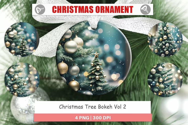 Christmas Ornaments Christmas Tree Bokeh