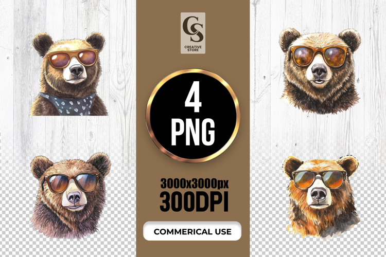 Bear Face Clipart
