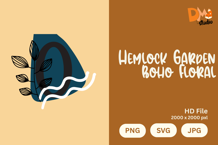 Boho Floral Svg Image 8
