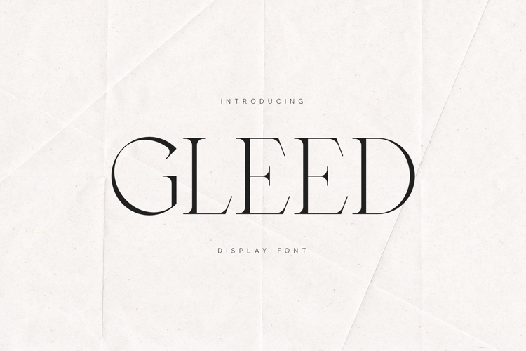Gleed Elegant Modern Serif Display Font