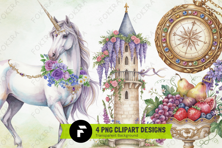 Whimsical Fairytale Clipart png, whimsical fairytale clipart