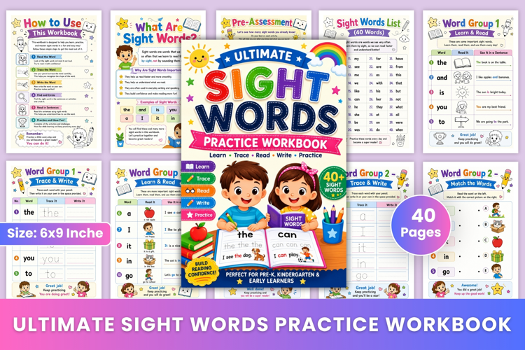 Ultimate Sight Words Practice Workbook