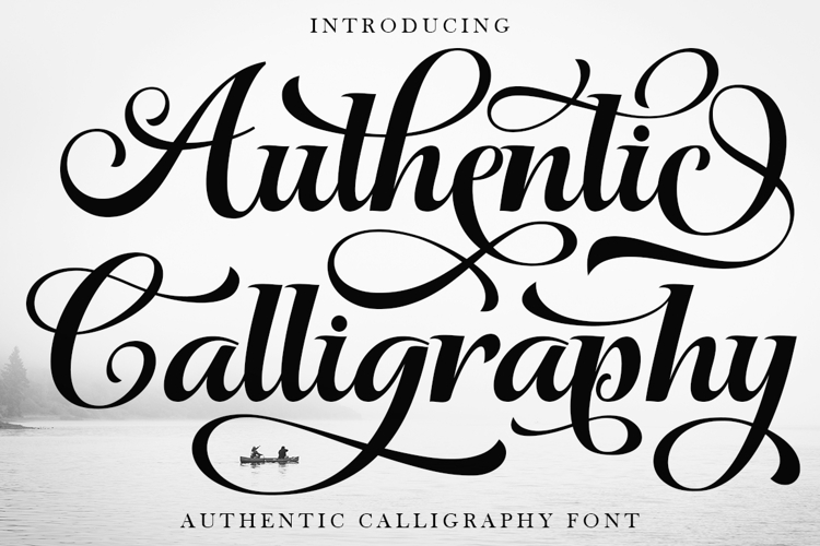 Modern Calligraphy Font Image 2