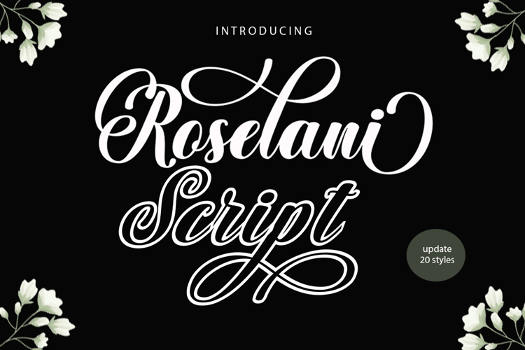 Roselani Script Font Duo