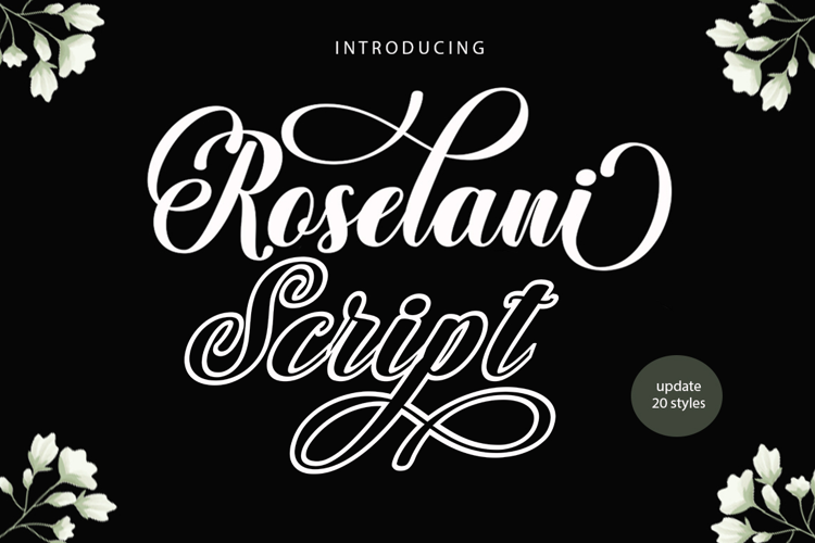 Roselani Script Font Duo