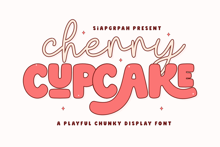 Cherry Cupcake - Playful Font Duo