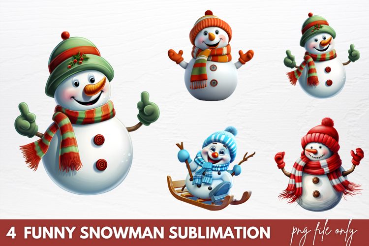 Snowman Clipart Image 13