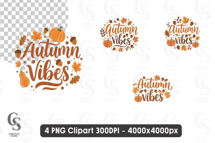 Autumn Leaves Clipart Image 14