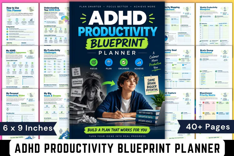 ADHD Productivity Blueprint Planner
