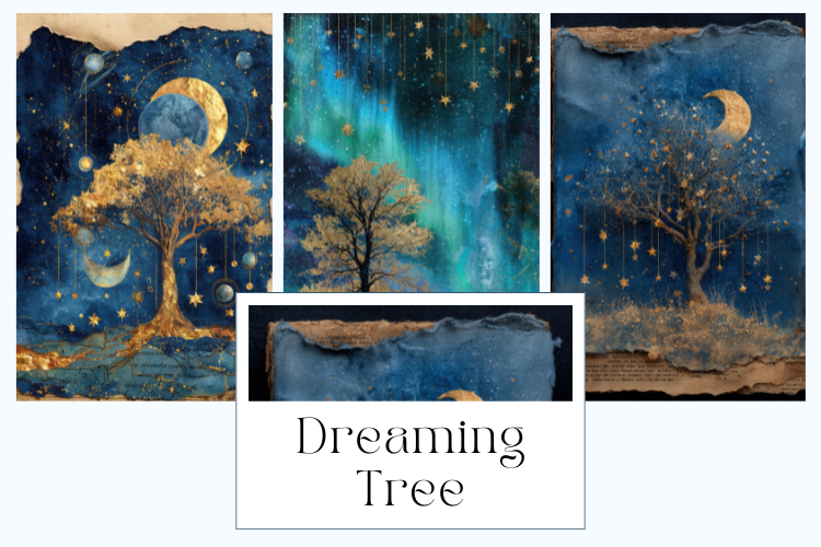 Dreaming Tree Junk Journal Pages