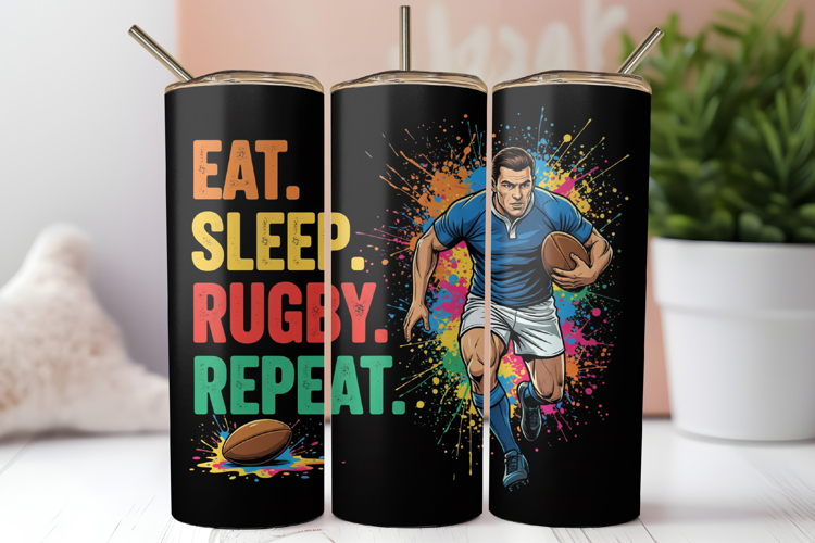 Sport Game Men Skinny Tumbler Wrap PNG