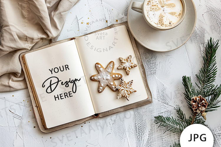 Christmas Aesthetic Mockup JPG