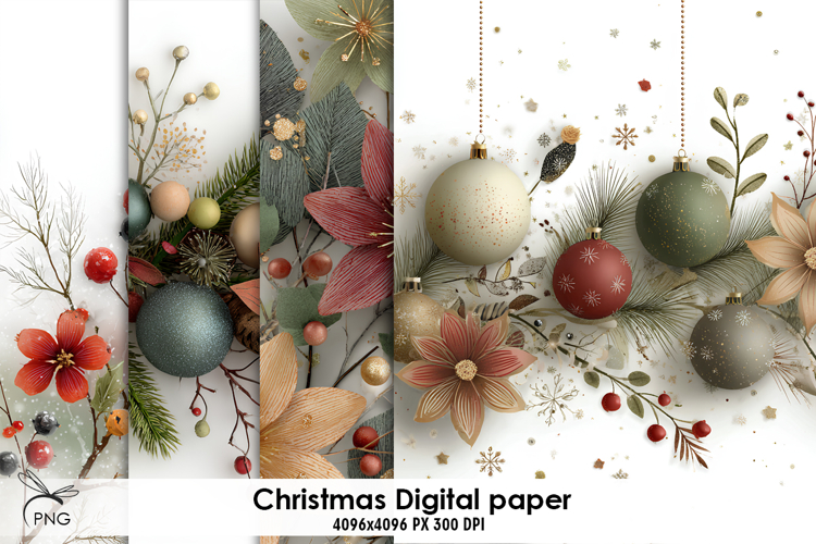 Christmas Background Clipart Image 17