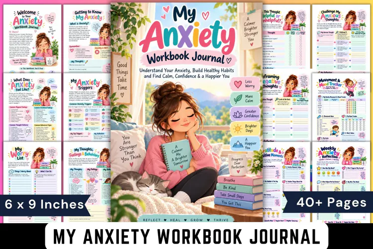 My Anxiety Workbook Journal