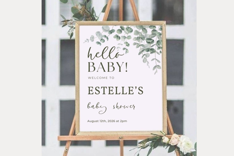 Baby Shower Welcome Template 42