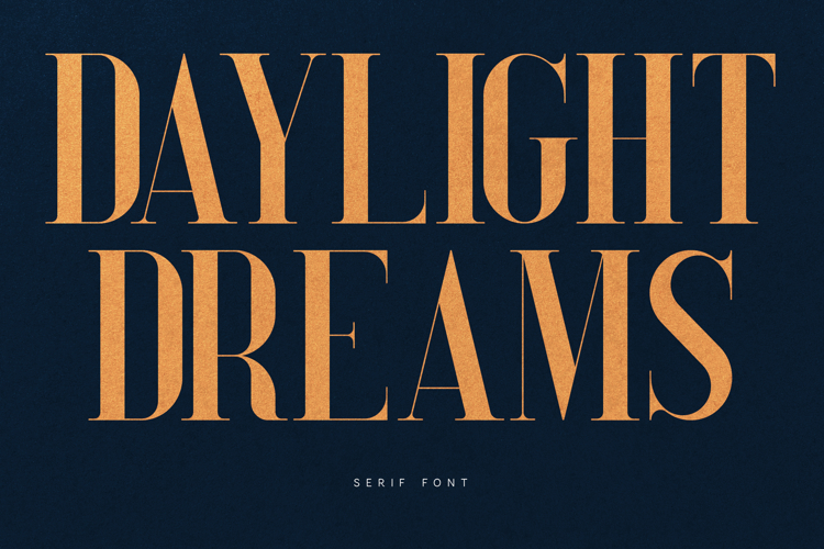 Daylight Dreams Elegant Luxury Serif Font