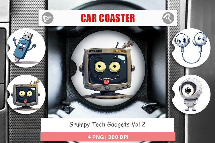 Car Coaster Grumpy Tech Gadgets