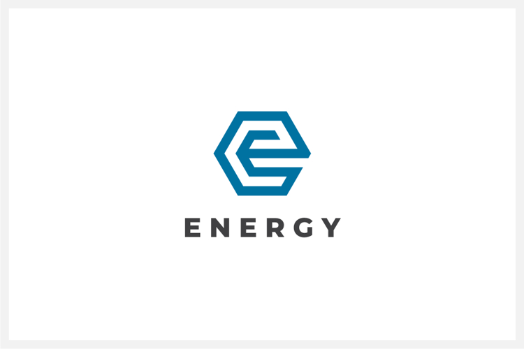 Hexagon Letter E Logo Design Vector Template