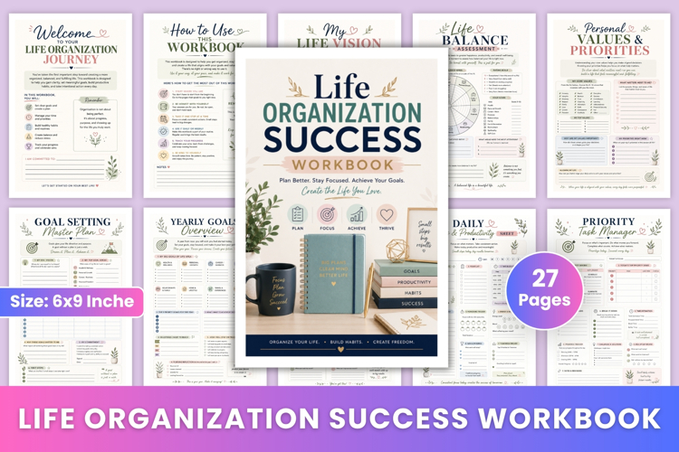 Life Organization Success Workbook