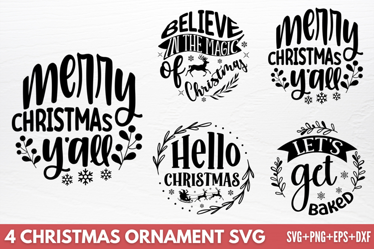 Christmas Ornament Sublimation Designs Image 11