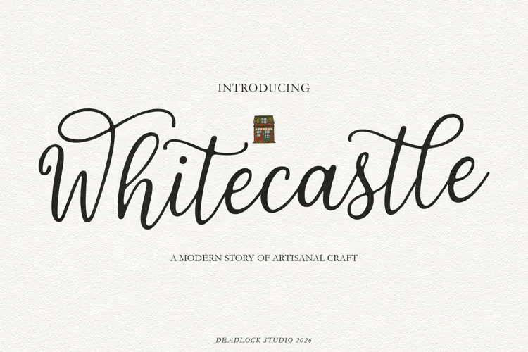 Whitecastle - Modern Calligraphy Script