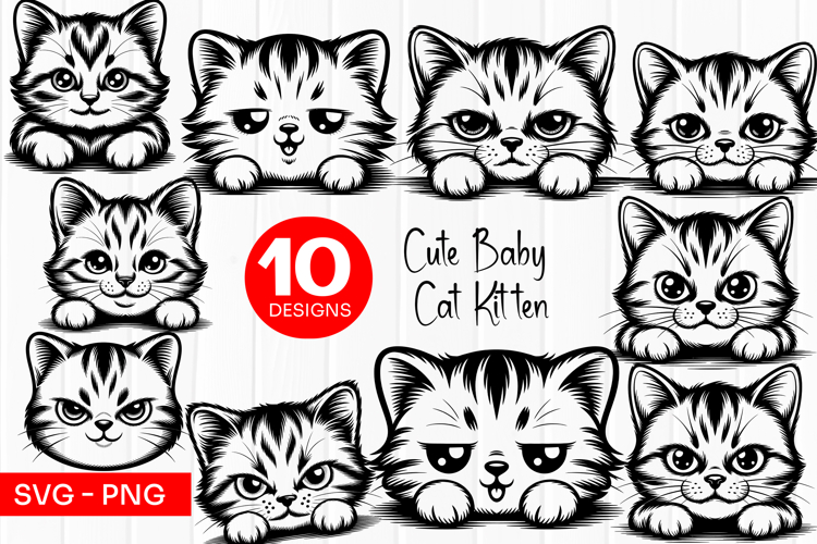 Cat Outline Image 19