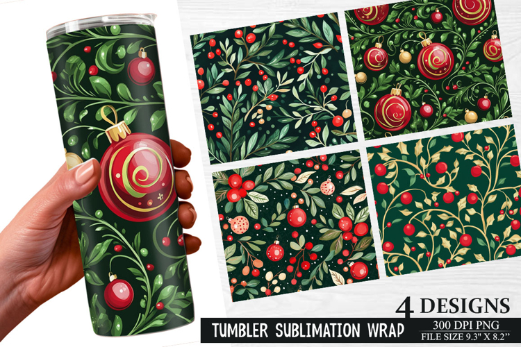 Christmas Tumbler Wrap Image 8